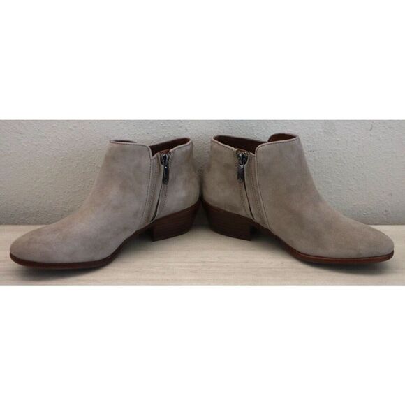 Sam Edelman Women's Sz 4.5M Gray Suede Petty Chelsea Ankle Booties - Picture 5 of 10